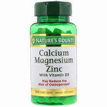  Nature's Bounty Calcium Magnesium Zinc 100 