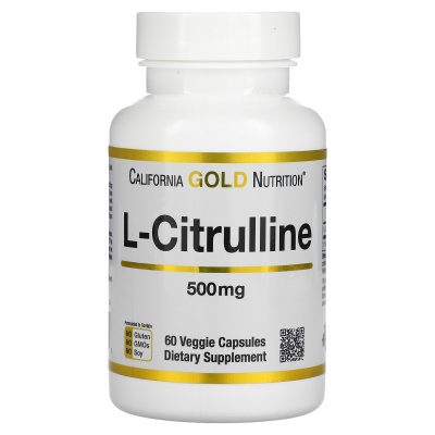 Аминокислота California Gold Nutrition L-CITRULLINE 60 капсул