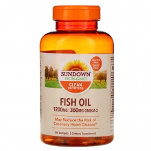  Sundown Naturals Fish oil 1200 100 
