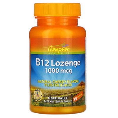  Thompson B12 lozenge 1000 mcg 30 