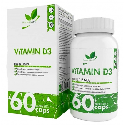  NaturalSupp D3 60 