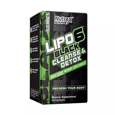  Nutrex Lipo-6 Black Cleanse and Detox 60 