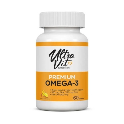 Антиоксидант UltraVit Premium Omega 3 60 капсул